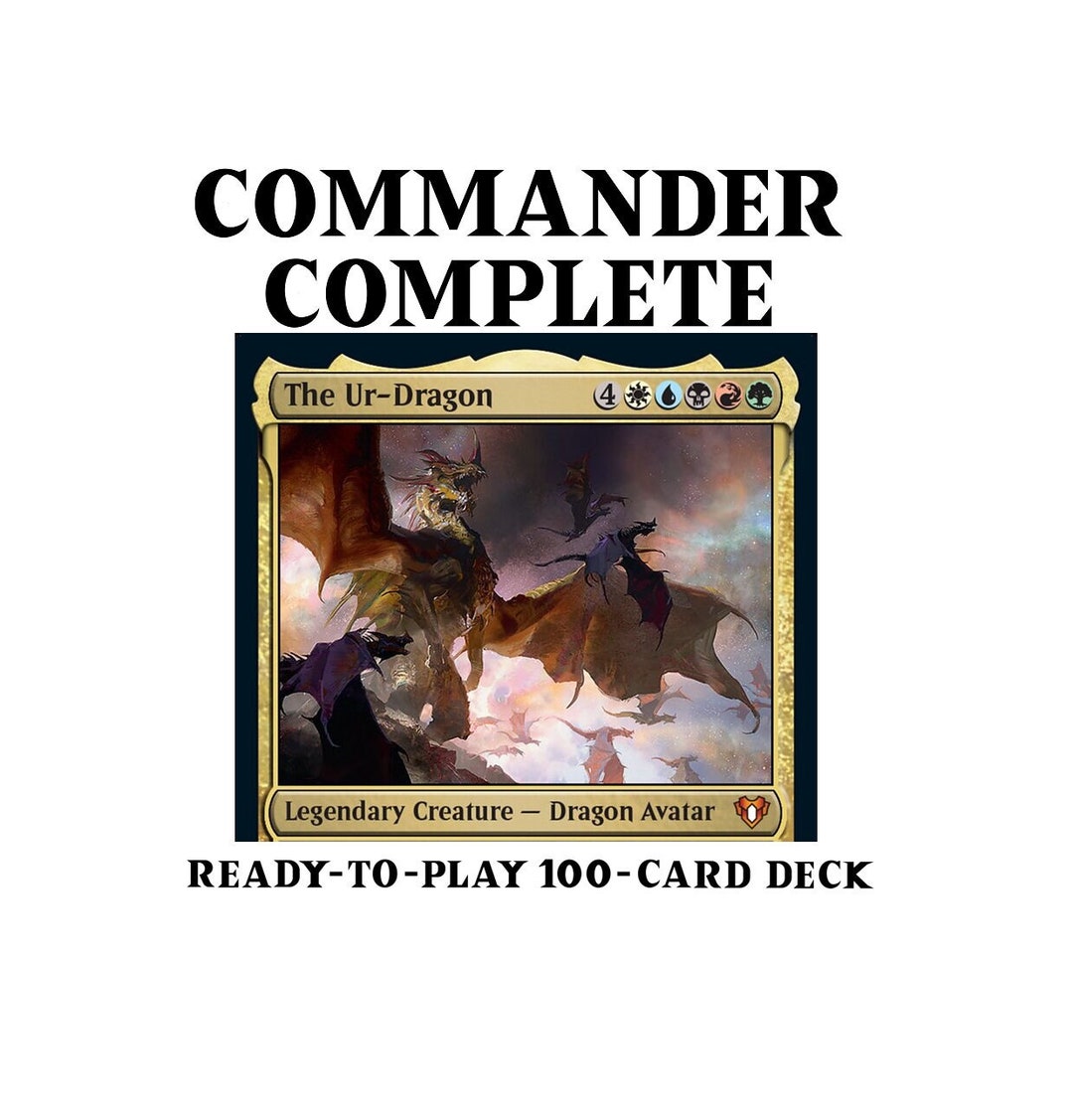 mtg dragon tribal commander deck The Ur-Dragon Dragon Tribal Five-Color Magic MTG Commander Deck main image 1