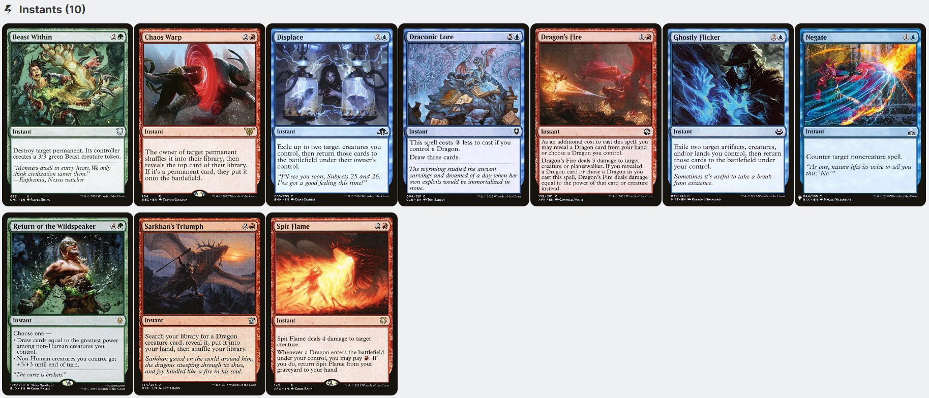 Elite Commander Miirym Copy Dragons Deck - Temur - Red Blue Green - EDH - Miirym, Sentinel Wyrm - 100 Card - Custom Magic The Gathering Deck - Very Strong Elite Commander Miirym Copy Dragons Deck - Temur - Red Blue Green - EDH - Miirym, Sentinel Wyrm - 100 Card - Custom Magic The Gathering Deck - Very Strong