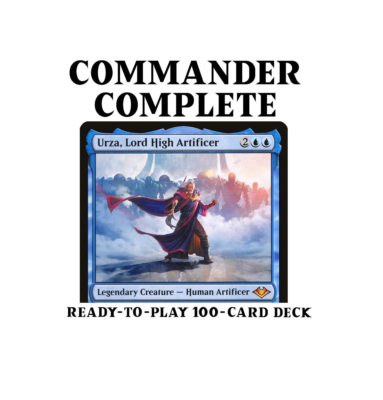 mtg urza commander deck Urza, Lord High Artificer ARTIFACTS Affinity Metalcraft Magic MTG Commander  Deck