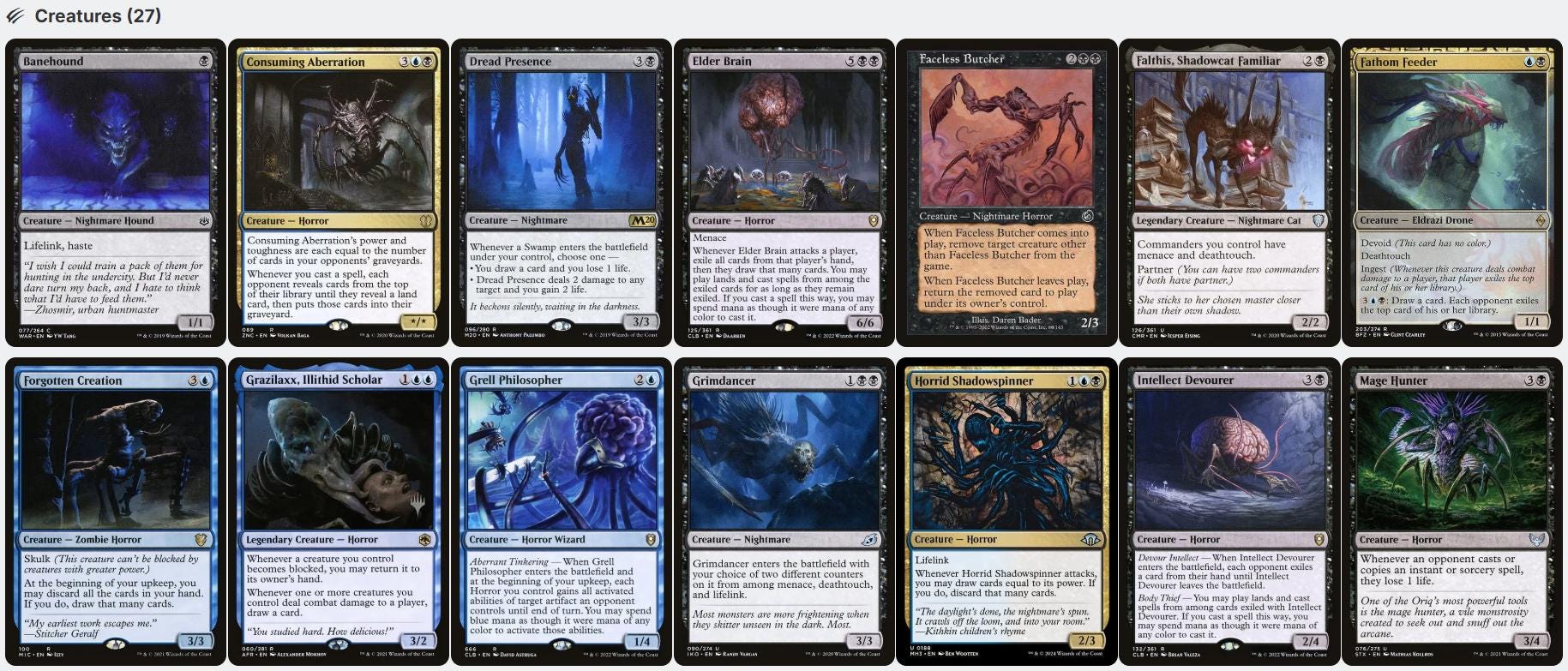 mtg umbris commander deck Magic The Gathering: March of the Machine: Commander Decks main image 0