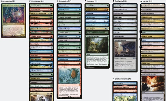mtg suspend commander deck Yidris, Maelstrom Wielder CASCADE SUSPEND Free Spells Magic MTG Custom Commander  Deck