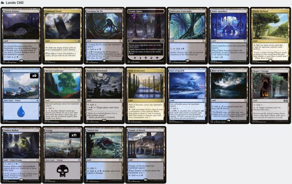Captain N'ghathrod Horror Tribal Mill Magic MTG Commander Deck - Etsy