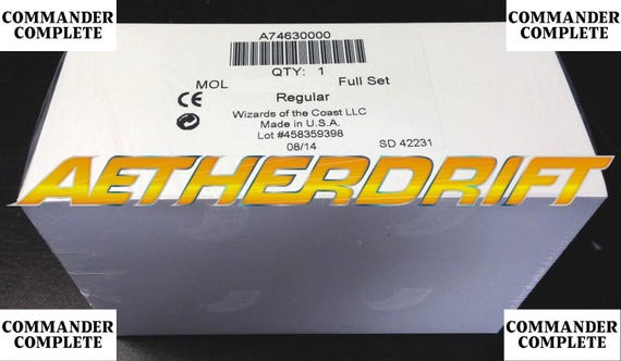 MTG Aetherdrift (DFT) Full Complete Set - Factory Sealed - 291 Cards - Magic The Gathering