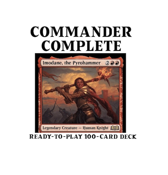 Imodane, the Pyrohammer BURN SPELLS DAMAGE Wilds of Eldraine Magic Mtg Custom Commander Deck - Etsy Canada Imodane, the Pyrohammer BURN SPELLS DAMAGE Wilds of Eldraine Magic Mtg Custom Commander Deck - Etsy Canada