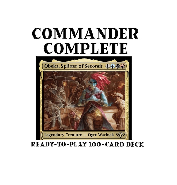Obeka, Splitter of Seconds EXTRA UPKEEPS Magic MTG Custom Commander Deck -  Etsy