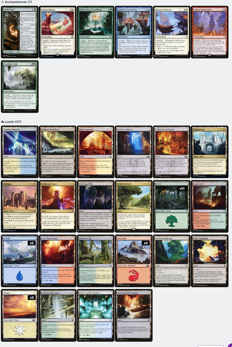 Omnath, Locus of Creation Landfall Mana Ramp Magic MTG Commander Deck