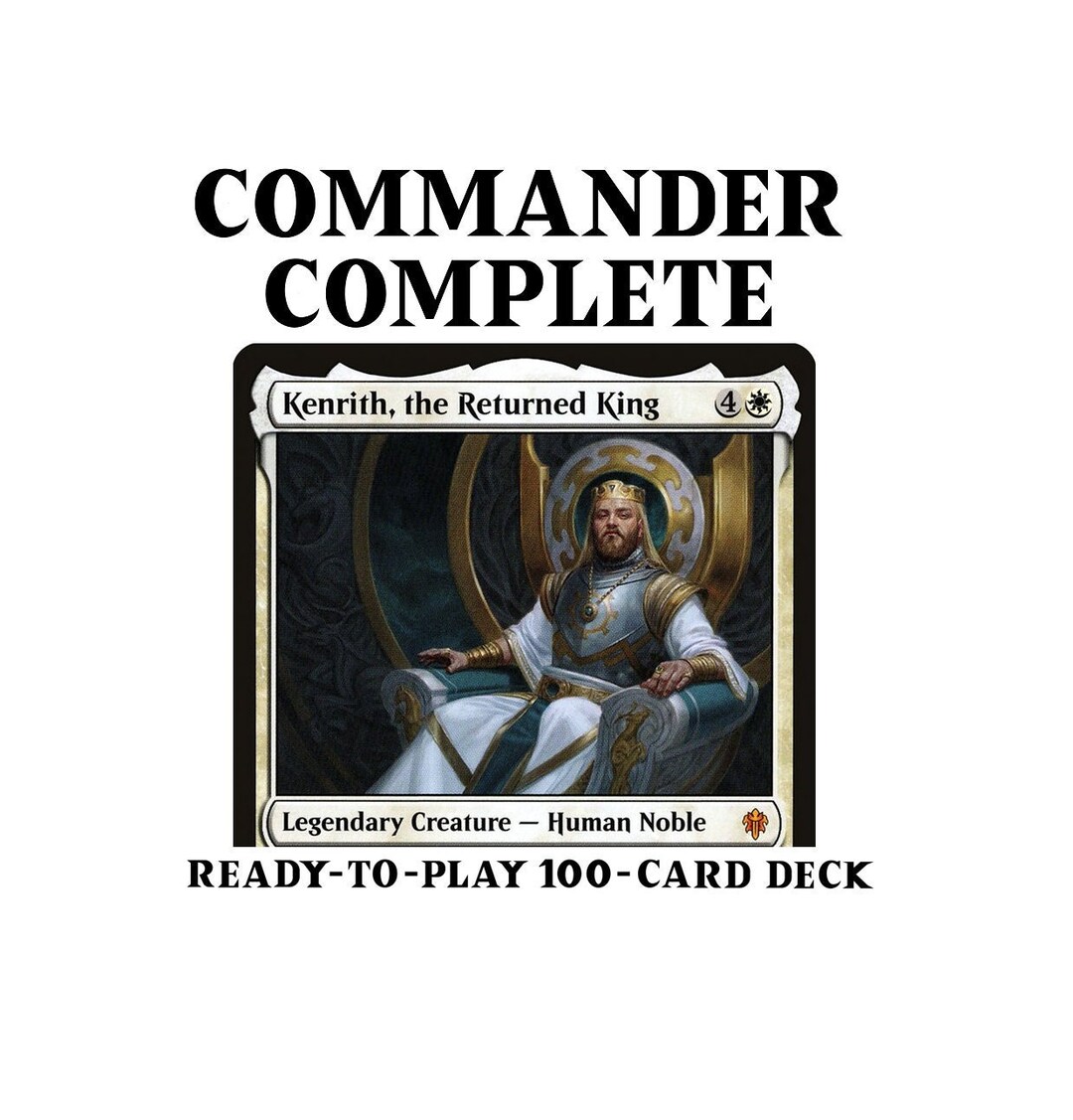 Kenrith, the Returned King Five-color Control Combo Magic MTG Commander Deck  - Etsy