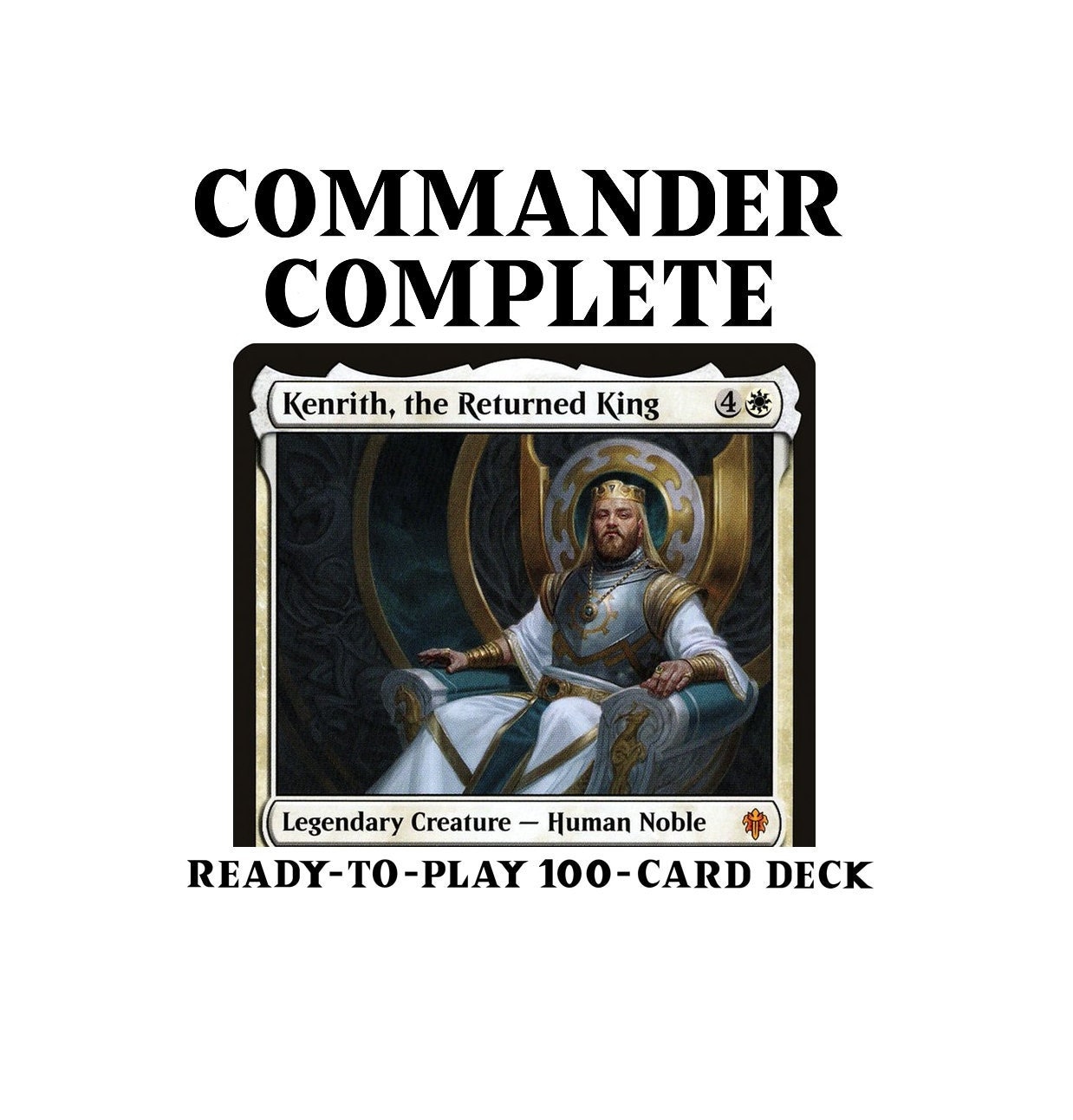 Kenrith, the Returned King Five-color Control Combo Magic MTG Commander  Deck - Etsy
