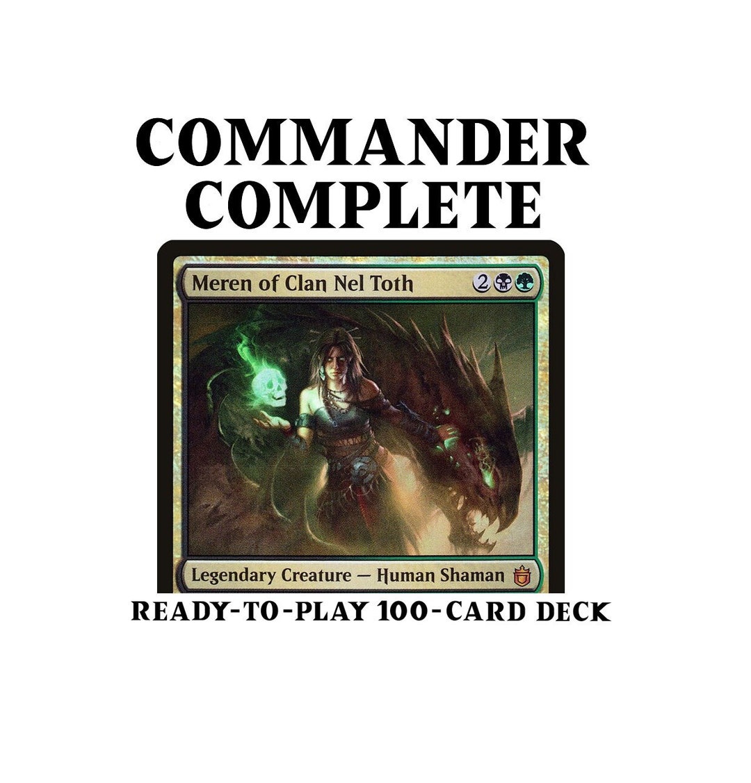 Meren of Clan Nel Toth Sacrifice and Reanimation Magic MTG Commander Deck Etsy