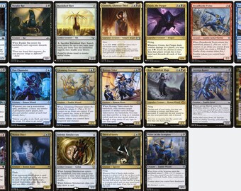 mtg nicol bolas commander deck MTG Commander Deck EDH Deck Nicol Bolas, the Ravager 100 Magic Cards Custom  Deck Nicol Bolas Themed Villain Deck Grixis main image 0