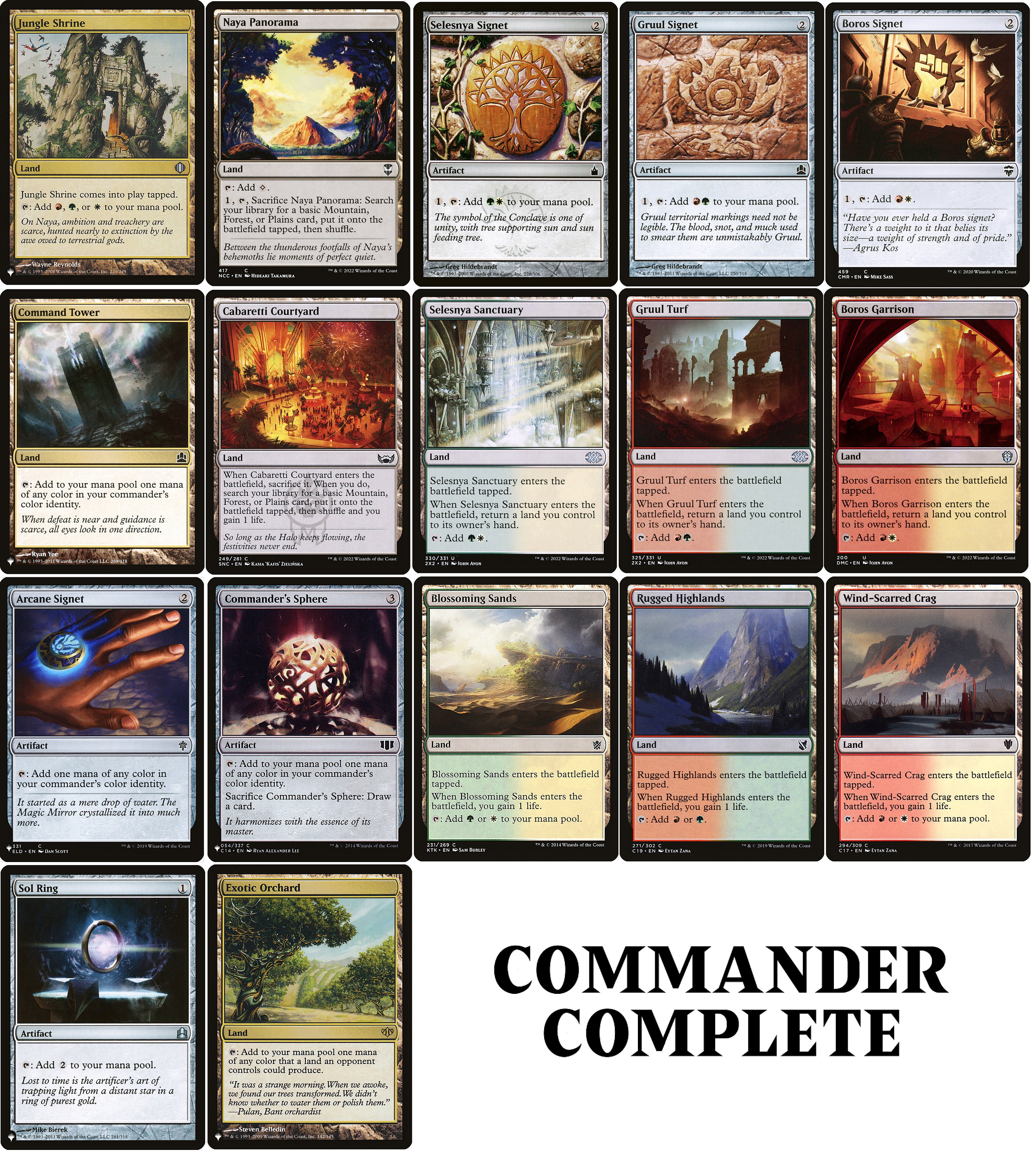 mtg naya commander deck All 55 Naya Commanders in Magic Ranked