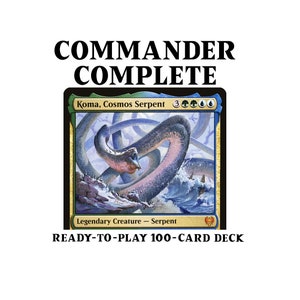 Koma, Cosmos Serpent Ramp and Giant Creatures Magic MTG Custom Commander Deck