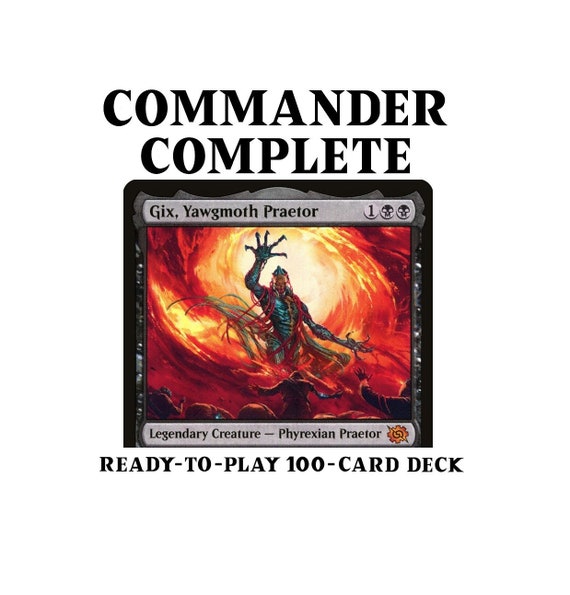 Gix, Yawgmoth Praetor Attacking + Theft Magic MTG Commander Deck - Etsy Gix, Yawgmoth Praetor Attacking + Theft Magic MTG Commander Deck - Etsy