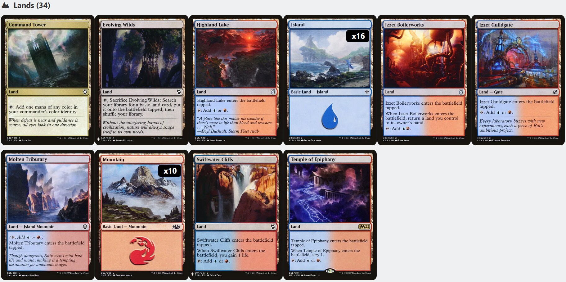 Niv-mizzet, Parun CARD DRAW Instant Sorcery Magic Mtg Custom