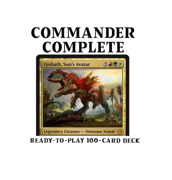 mtg gishath commander deck Dinosaurs - Gishath, Sun's Avatar