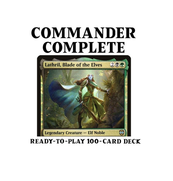 mtg エルフの刃、ラスリル　統率者　おまけ　似通った生命 統率者デッキ紹介】エルフの刃、ラスリル/Lathril, Blade of the Elves