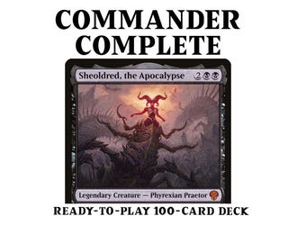 Sheoldred, the Apocalypse Forced Card Draw Life Drain Magic MTG Custom Commander Deck **NO Commander Card Included***