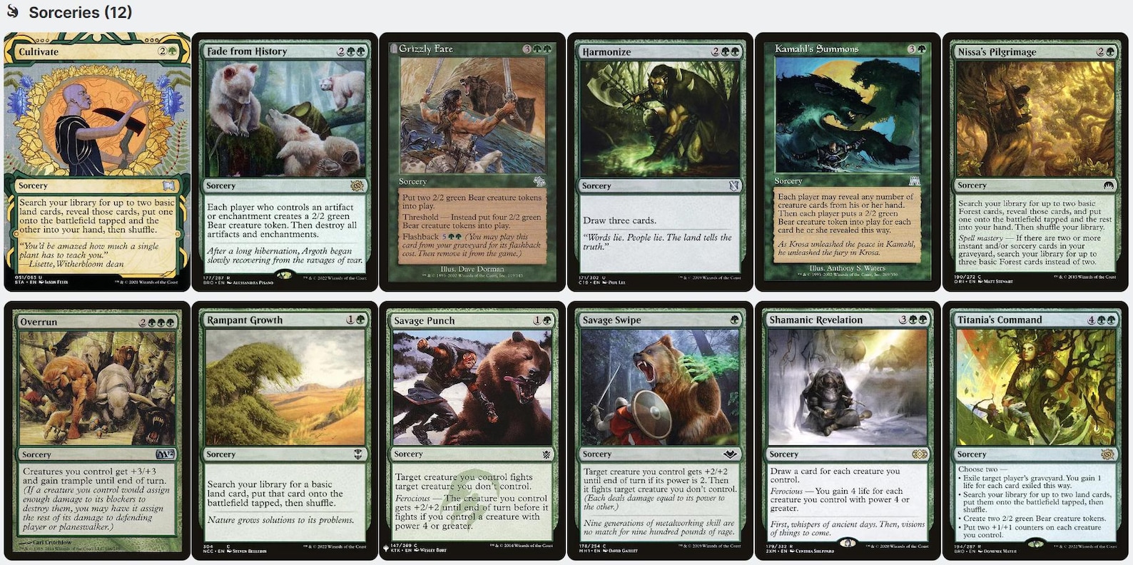 Ayula, Queen Among Bears BEAR TRIBAL Magic MTG Custom Commander Deck - Etsy