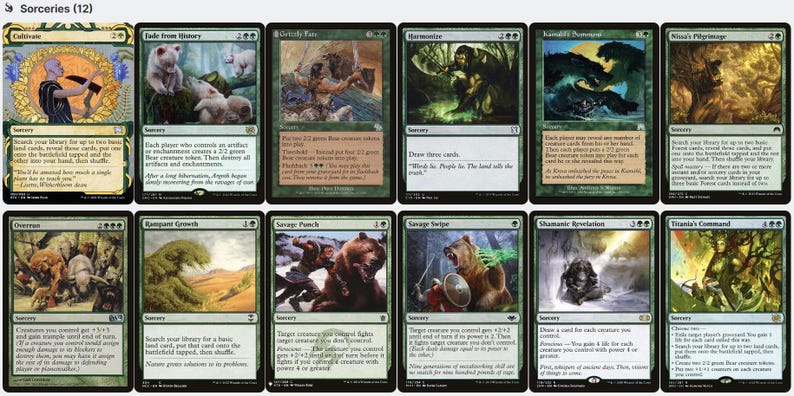 Ayula, Queen Among Bears BEAR TRIBAL Magic MTG Custom Commander Deck - Etsy