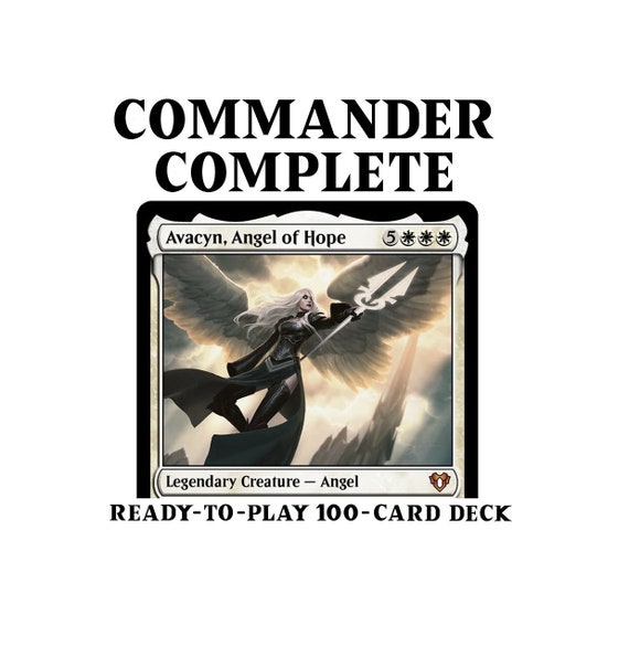 Avacyn, Angel of Hope ANGEL TRIBAL Magic MTG Custom Commander Deck - Etsy Israel Avacyn, Angel of Hope ANGEL TRIBAL Magic MTG Custom Commander Deck - Etsy Israel