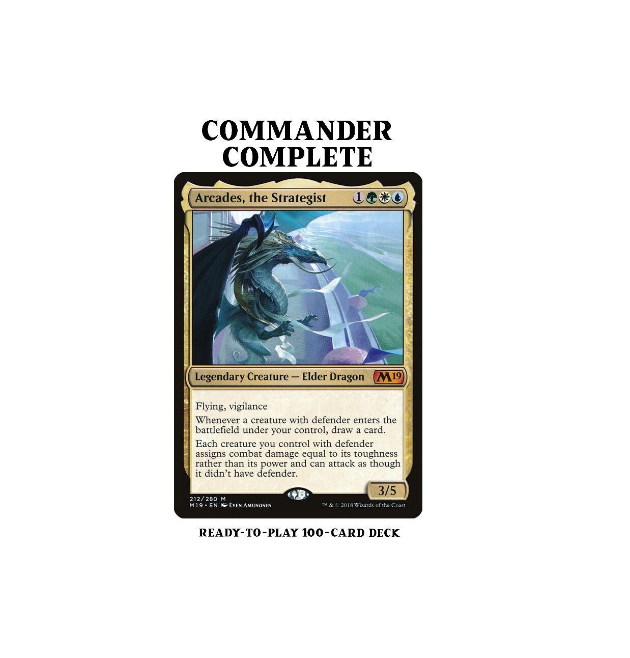 mtg arcades wall deck commander Arcades, The Strategist
