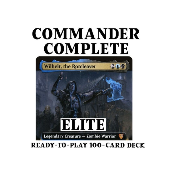 Wilhelt, the Rotcleaver ELITE Zombie Tribal Magic MTG Custom Commander Deck  - Etsy