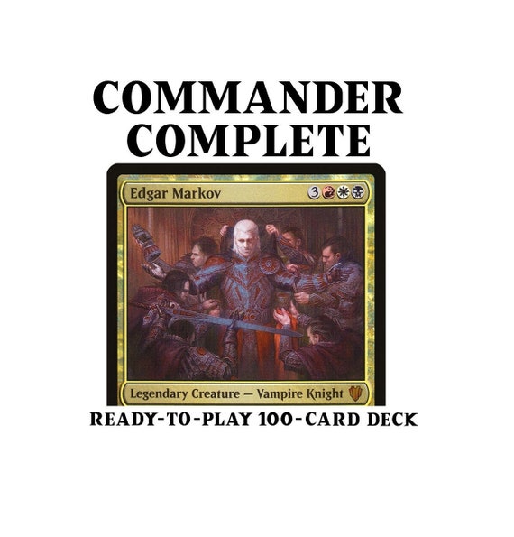Edgar Markov VAMPIRE Tribal Magic MTG Custom Commander Deck - Etsy