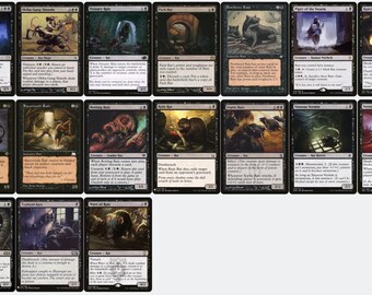 ネズミの王、カルモニクス 毒 有毒 ネズミ 部族マジック MTG カスタム