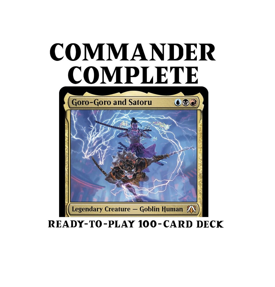 Goro-goro and Satoru NINJAS and HASTE Magic Mtg Commander Deck - Etsy