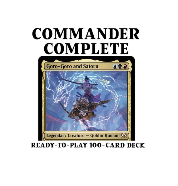 Goro-goro and Satoru NINJAS and HASTE Magic Mtg Commander Deck - Etsy  Finland