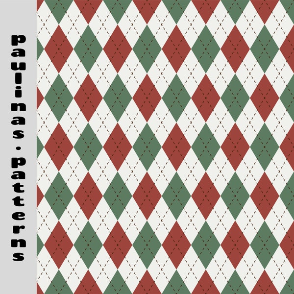 christmas argyle seamless pattern, holiday surface pattern, geometric digital design, xmas repeat pattern, xmas argyle repeat file