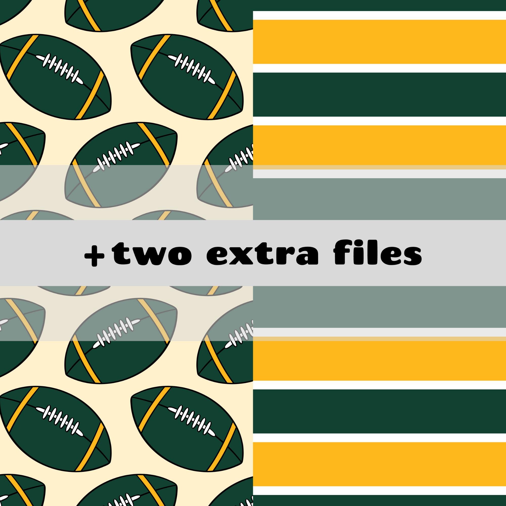Football Cheerleading Seamless Pattern: Commercial Use (digital ...