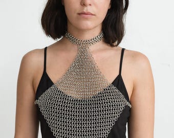 10 mm Butted Bikini Aluminum Silver Hot Chainmail Costume
