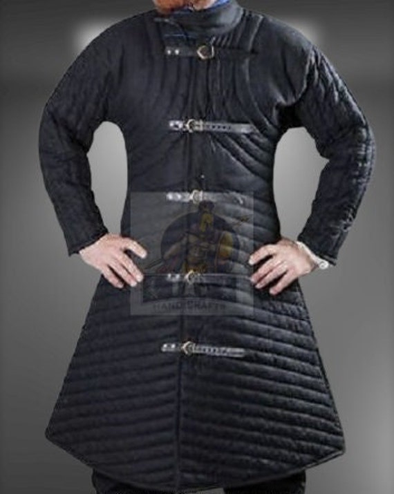 New Gambeson Black Super Good Fencing Full Sleeve Jacket Armor Etsy