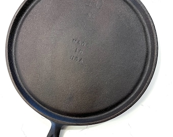 Vintage Lodge #10 NG Cast Iron Griddle- Restored