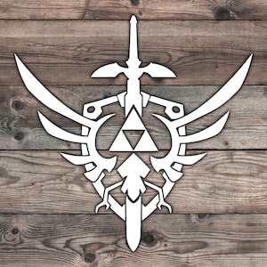 Triforce Mastersword and Shield - 5.5 inch