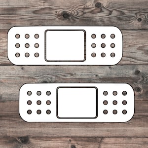 Funny Car Sticker - 5.5 x 1.8 in Bandages Car Sticker Funny Car Sticker For Car Decal Band Aid Car Sticker Scratch Sticker