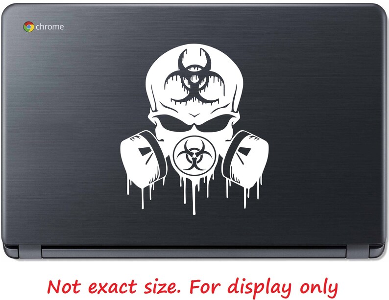 Biohazard Respirator Skull Decal Tactical Vinyl Graphics for Cars Die-Cut Truck Sticker Waterproof Boat Decal Made in USA Window Sticker image 5