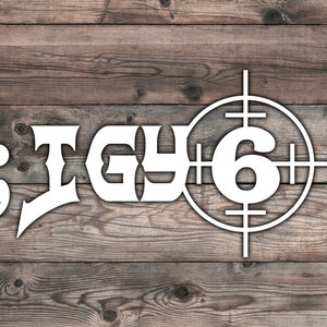 IGY6 - I Got Your Six Sticker Decal - | Patriotic Sticker | Veteran Sticker | Military Sticker