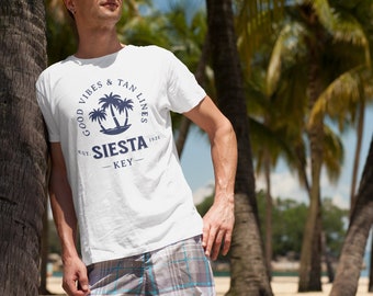 Siesta Key Shirt - Florida Shirt For Florida Native Shirt Florida Beach Shirt For Men Florida Graphic Tee Siesta Key T Shirt