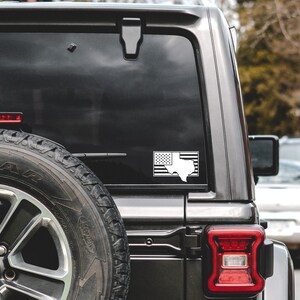 Texas Muzzle Decal Sticker For Car Or Truck - 10" X 3" ABS Plated, Weather-Resistant (Various Colors)