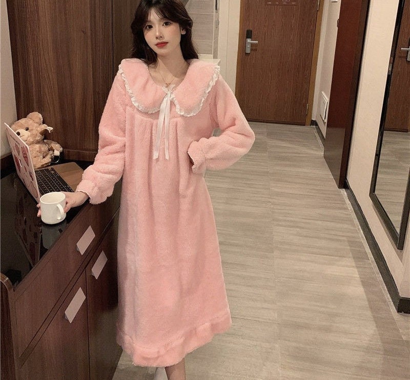 Winter Nightgown - Etsy