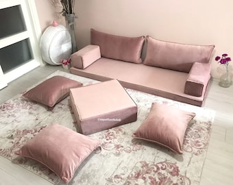 Velvet & Linen Sofa Sets