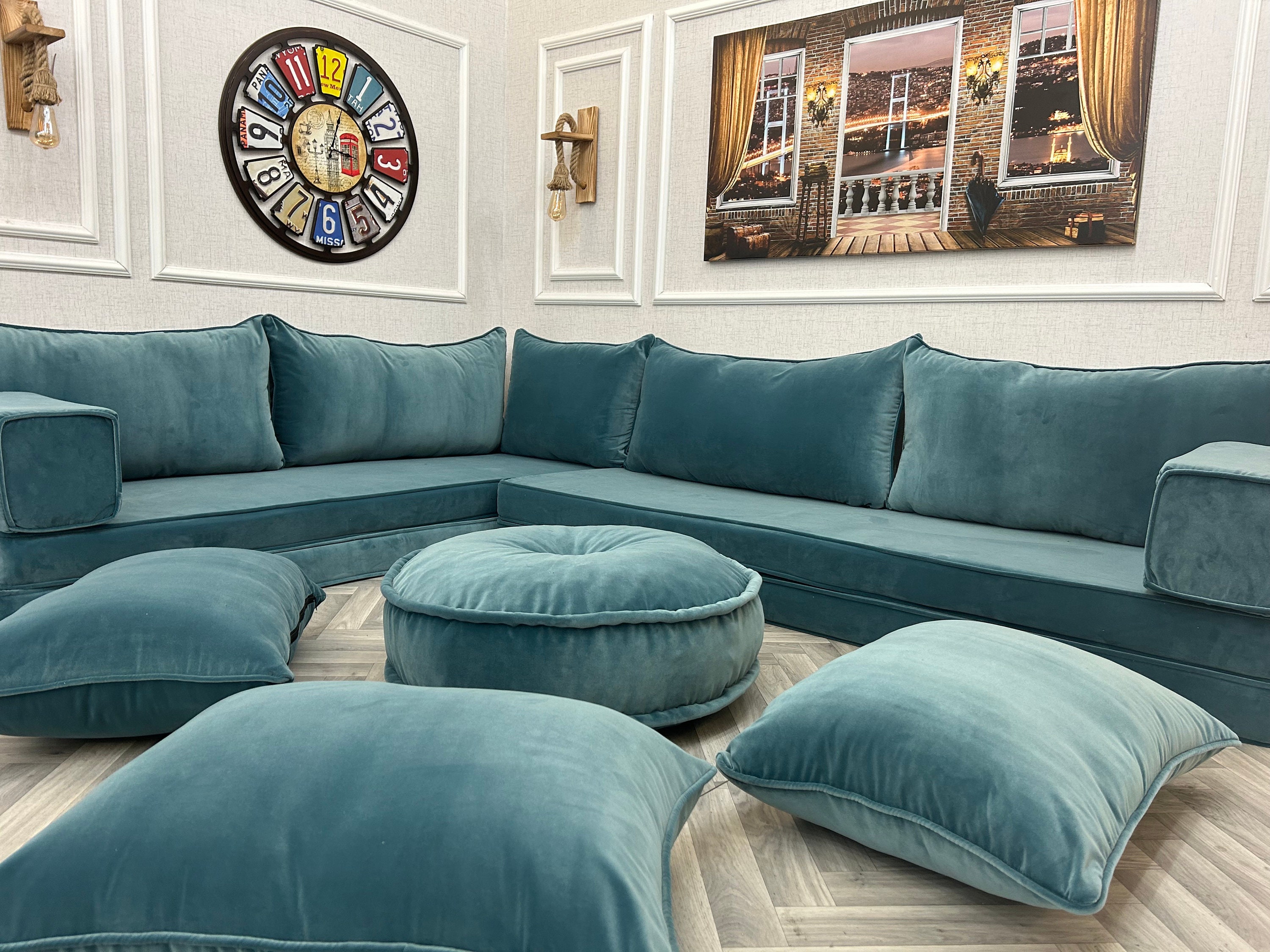 L design sofa set discount