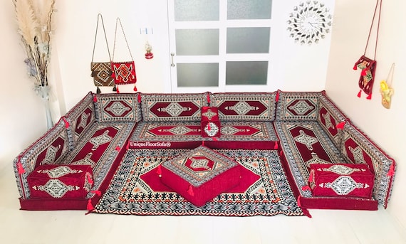 Arabic floor 2024 pillows