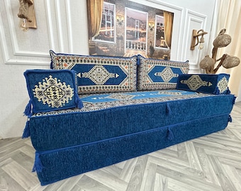 16 Inch Thick Arabic Floor Sofa Set: Modular Living Room Couch, Sectional Sofa