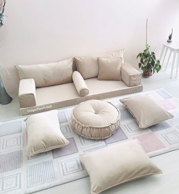 Low sale floor sofa