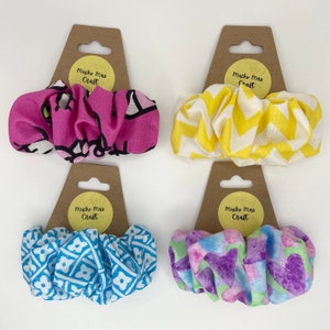 Scrunchie French Barrette, stripes barrette, accessories for her, hearts hair clips, mosaic  barrette
