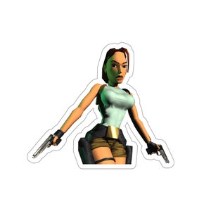 Lara Croft Tomb Raider Kiss-Cut Stickers