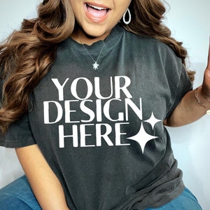 Comfort Colors C1717 Pepper Shirt | Comfort Colors Mockup | C1717 Mockup | Pepper Shirt Mockup | Model Mockup | T-Shirt Mockup
